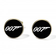 Manžetové gombíky - James Bond zlaté
